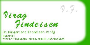 virag findeisen business card